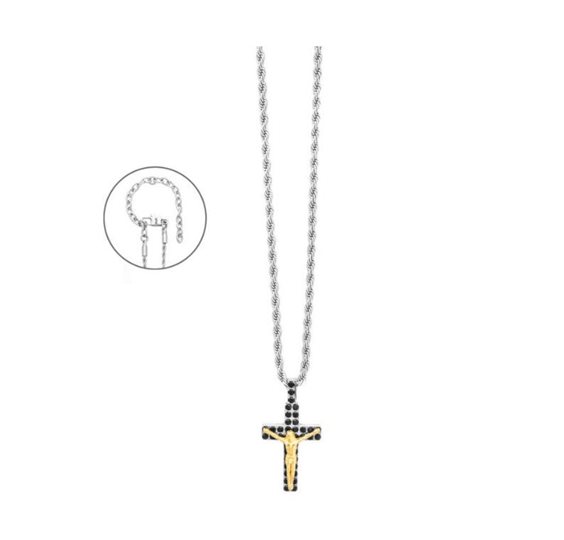 Collier 4US: Cesare Paciotti Homme in Acier 4UCL8509 - 4UCL8509